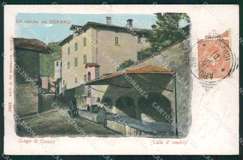 Como Cerano STRAPPINO PIEGA cartolina QK9302 – fronte