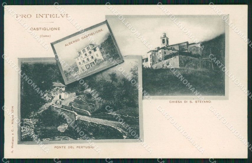 Como Castiglione Intelvi cartolina QK9304 – fronte