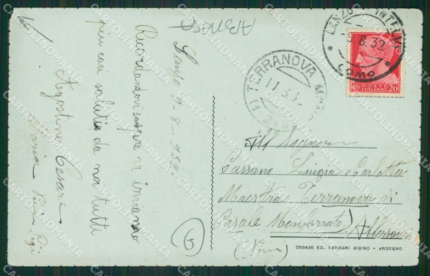 Como Lanzo Intelvi Autopostale ABRASA cartolina QK9310 – retro