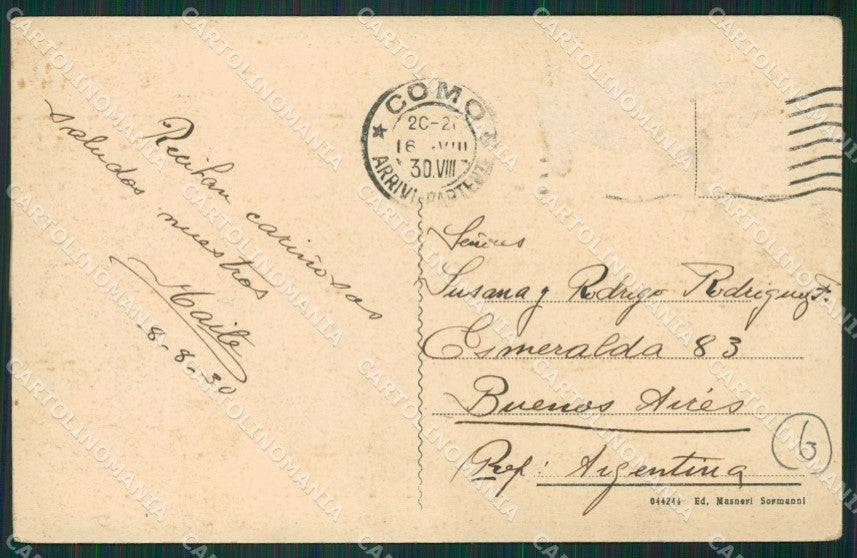 Como Lanzo Intelvi cartolina QK9313 – retro