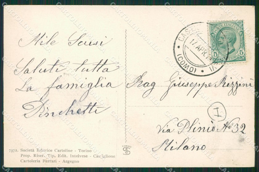 Como Castiglione Intelvi Saluti da MACCHIE cartolina QK9324 – retro