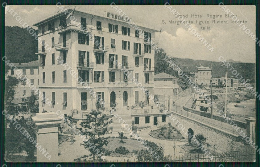 Genova Santa Margherita Ligure PIEGA cartolina QK9335 – fronte