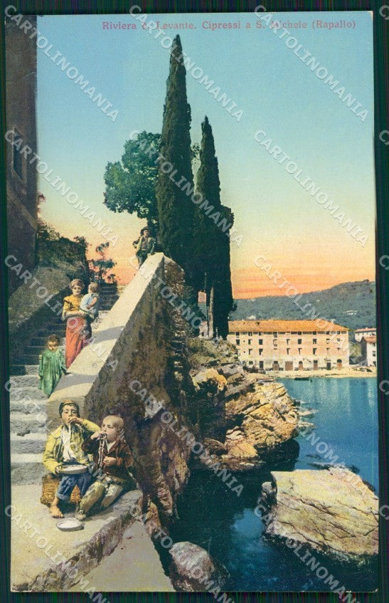 Genova Rapallo San Michele Pagana cartolina QK9336 – fronte