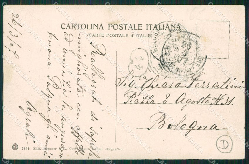 Genova Santa Margherita Ligure Portofino cartolina QK9350 – retro