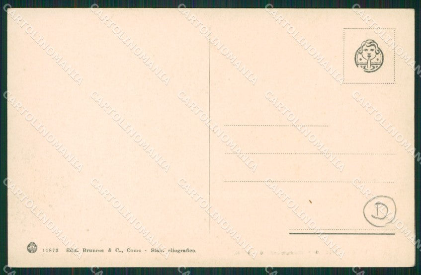 Genova Santa Margherita Ligure Garibaldi cartolina QK9352 – retro