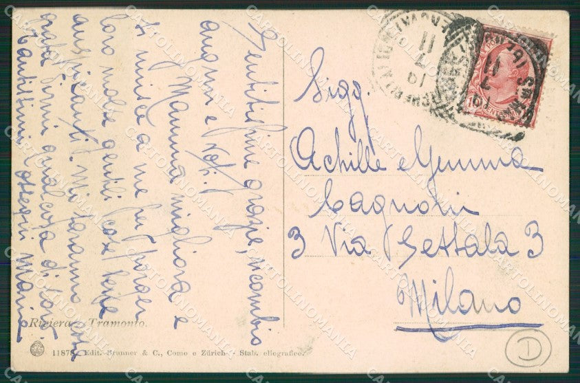 Genova Santa Margherita Ligure cartolina QK9354 – retro