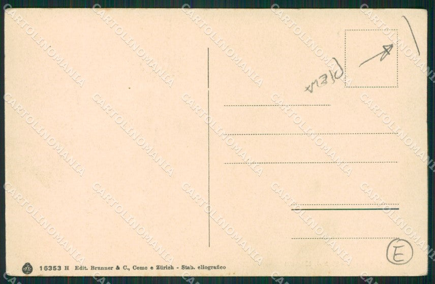 Genova Rapallo Tombolo Pizzo Ricamo PIEGA cartolina QK9361 – retro
