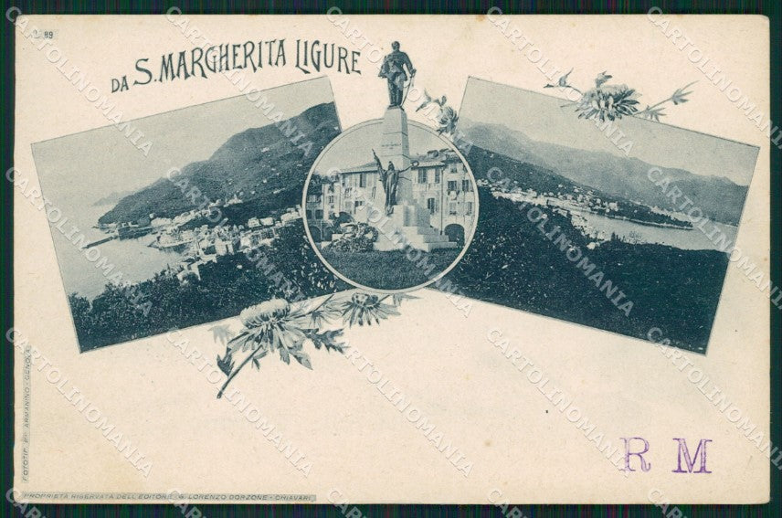 Genova Santa Margherita Ligure cartolina QK9366 – fronte