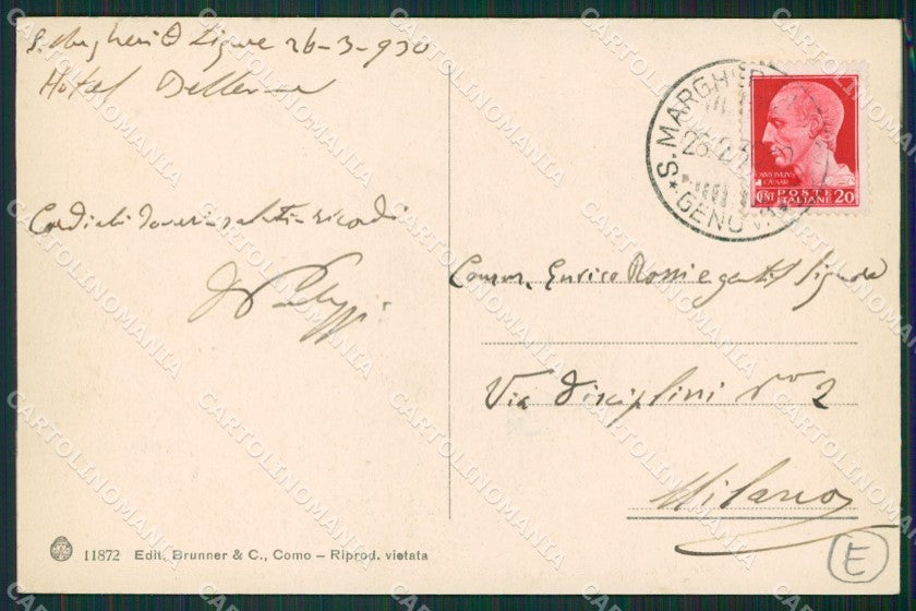 Genova Santa Margherita Ligure cartolina QK9367 – retro