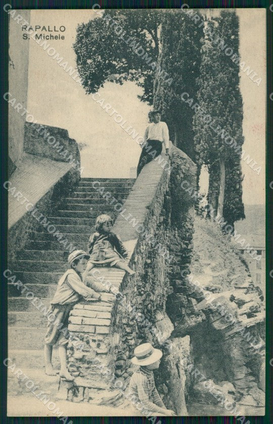 Genova Rapallo San Michele Pagana cartolina QK9370 – fronte