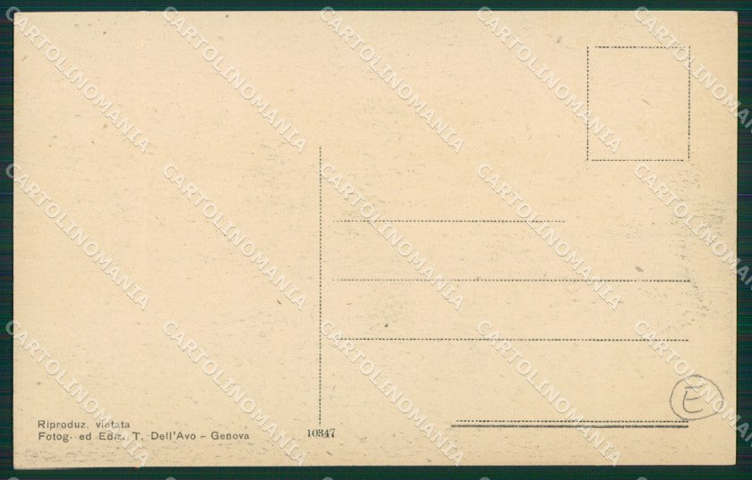 Genova Rapallo San Michele Pagana cartolina QK9370 – retro