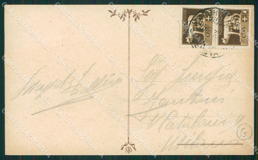 Genova Santa Margherita Ligure Gare Canottaggio cartolina QK9382 – retro