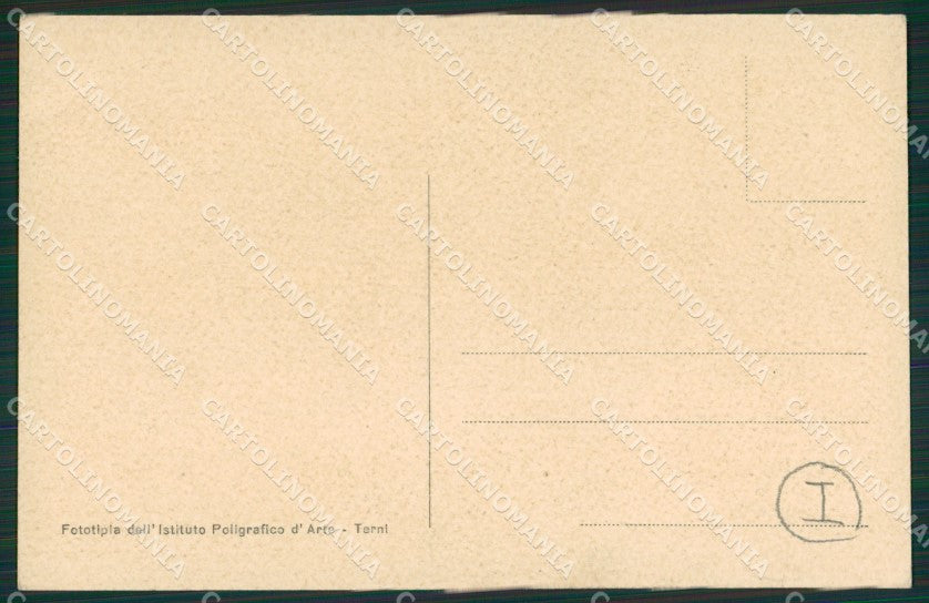 Genova Rapallo Trattato Badoglio Giolitti Mattoli cartolina QK9399 – retro