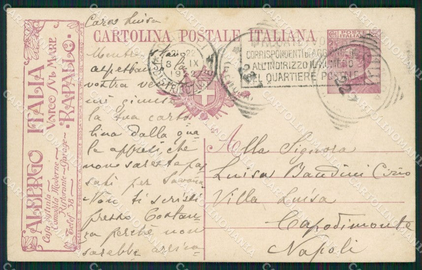 Genova Rapallo Commerciale cartolina QK9402 – fronte