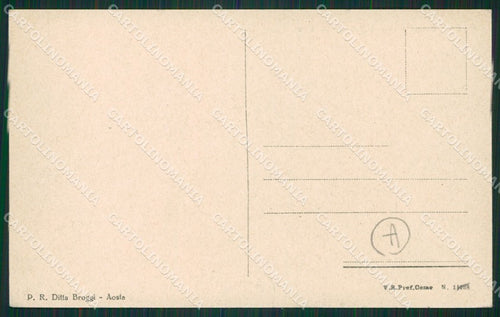 Aosta città cartolina QK9423 – retro