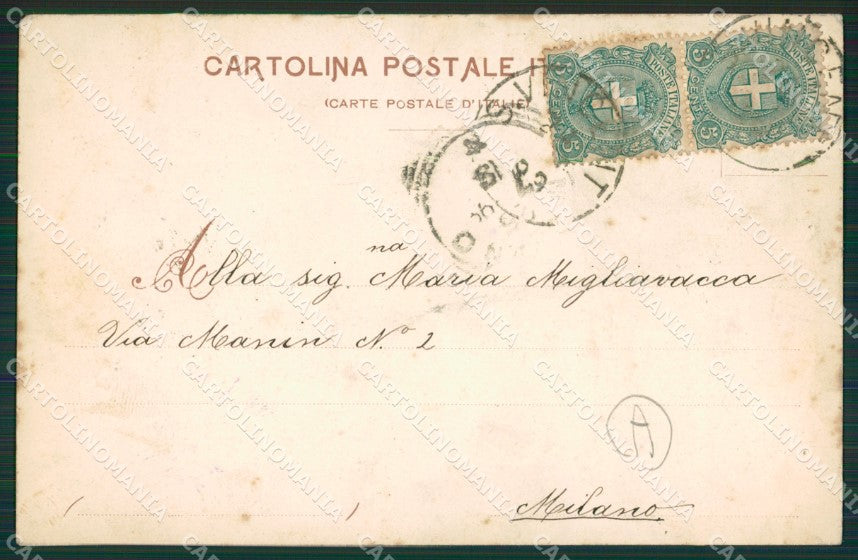 Aosta Pont des Chevres cartolina QK9424 – retro