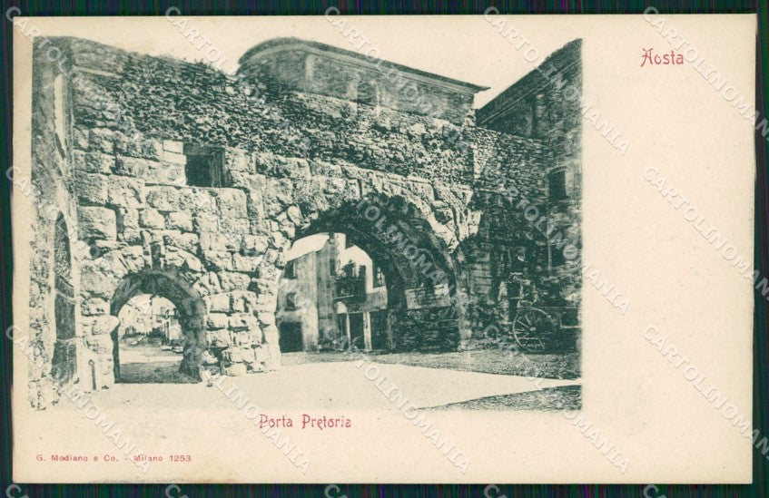 Aosta città cartolina QK9425 – fronte