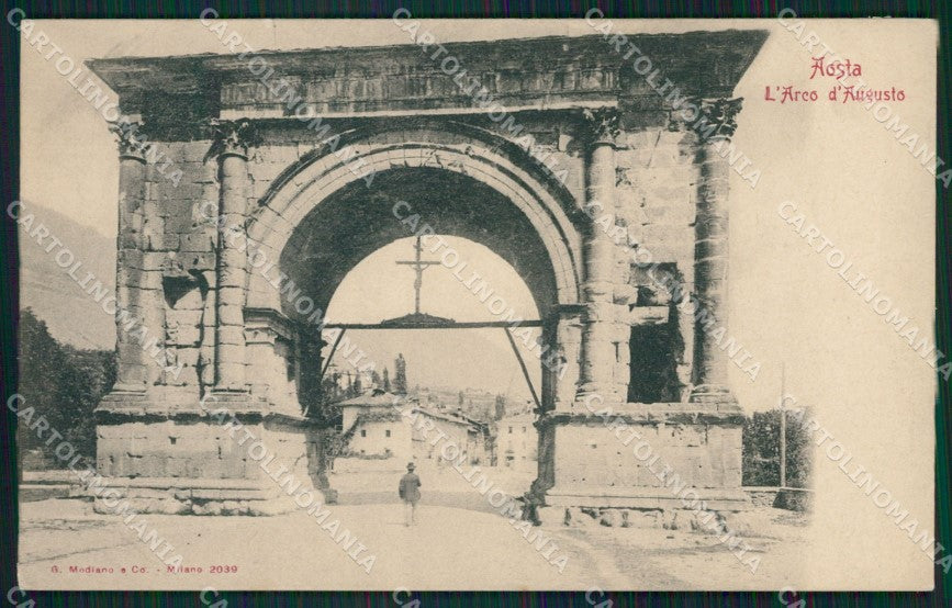 Aosta città cartolina QK9428 – fronte