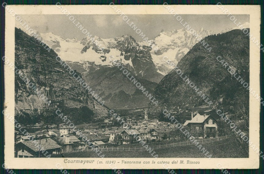 Aosta Courmayeur cartolina QK9430 – fronte