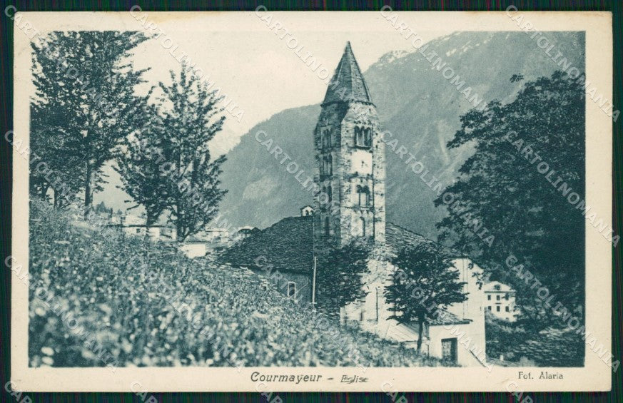 Aosta Courmayeur cartolina QK9433 – fronte