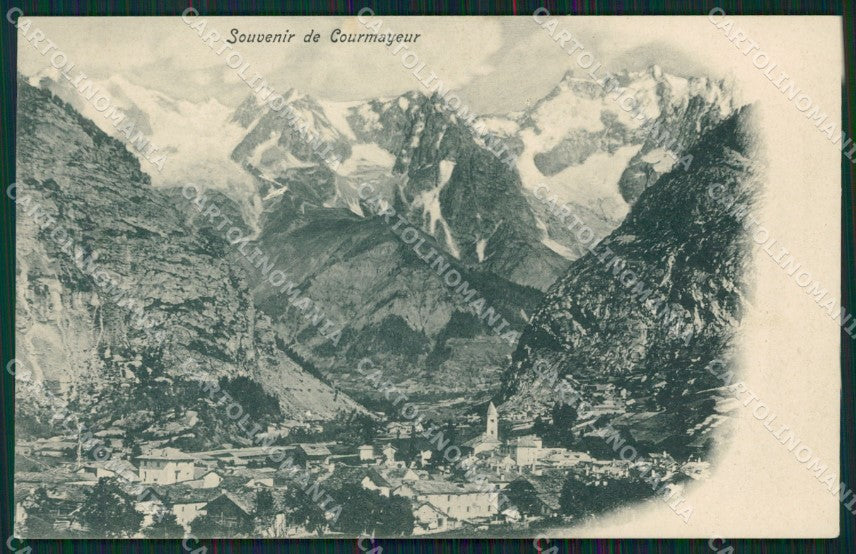 Aosta Courmayeur cartolina QK9435 – fronte