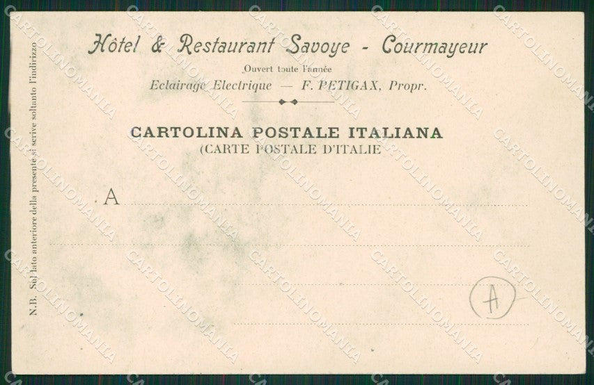Aosta Courmayeur cartolina QK9435 – retro