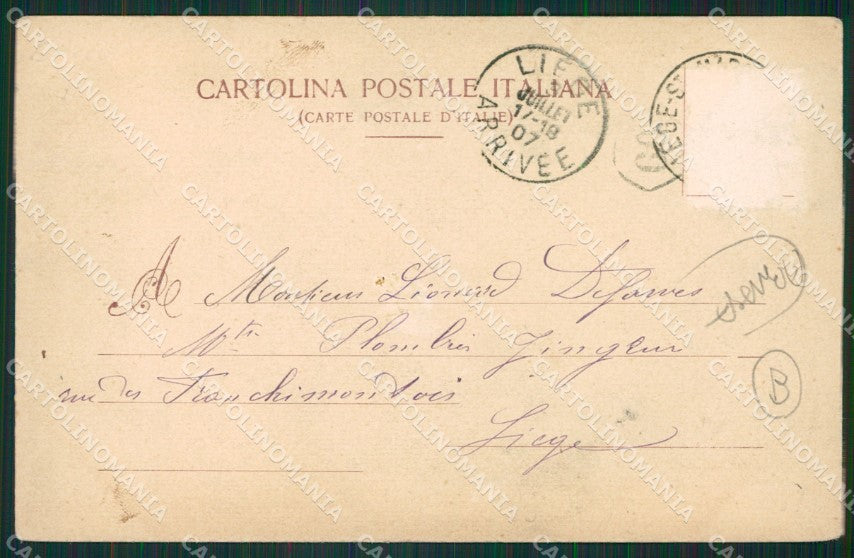 Aosta città ABRASA cartolina QK9441 – retro