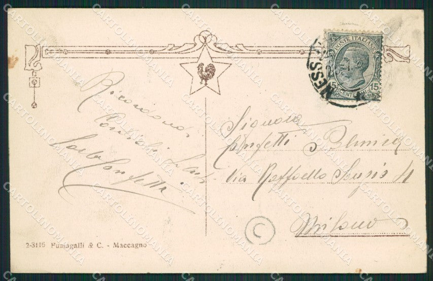 Varese Porto Valtravaglia cartolina QK9445 – retro