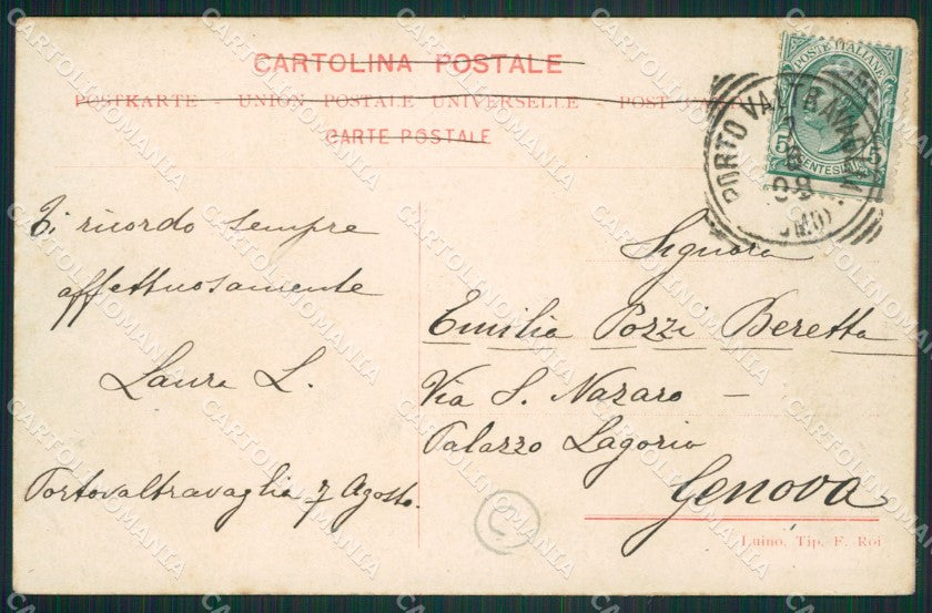 Varese Castelveccana Caldè cartolina QK9448 – retro