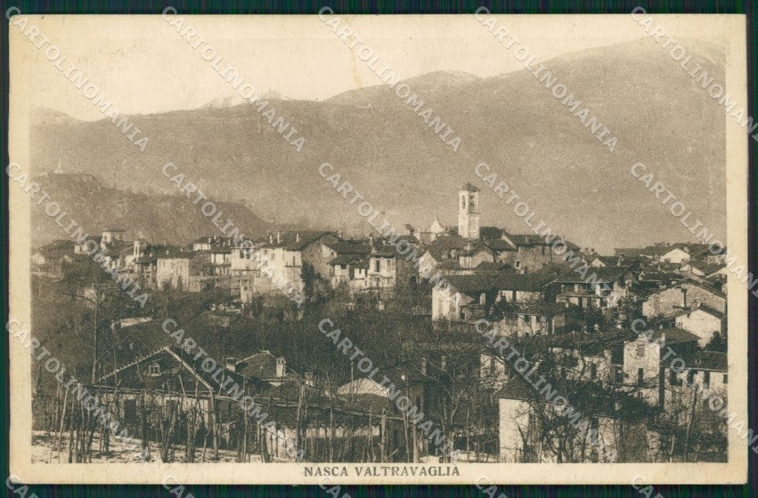 Varese Valtravaglia Nasca PIEGA cartolina QK9450 – fronte
