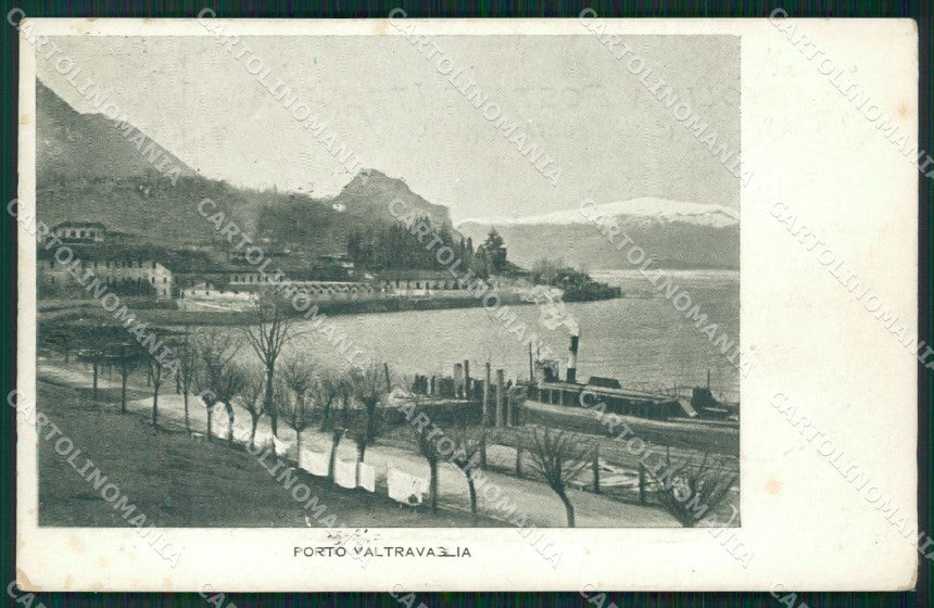 Varese Porto Valtravaglia Battello cartolina QK9454 – fronte