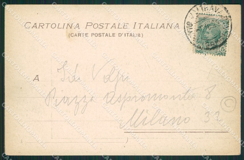 Varese Porto Valtravaglia Battello cartolina QK9454 – retro