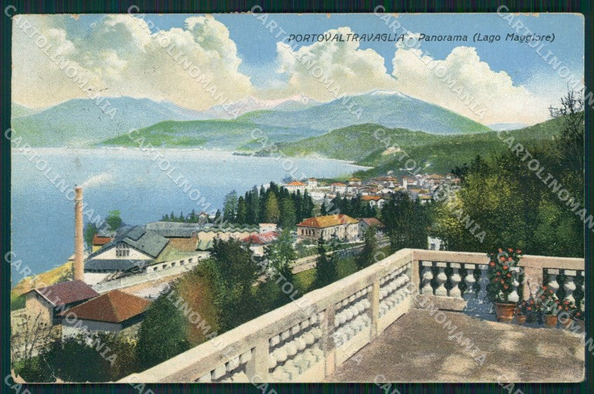 Varese Porto Valtravaglia PIEGHINA cartolina QK9458 – fronte