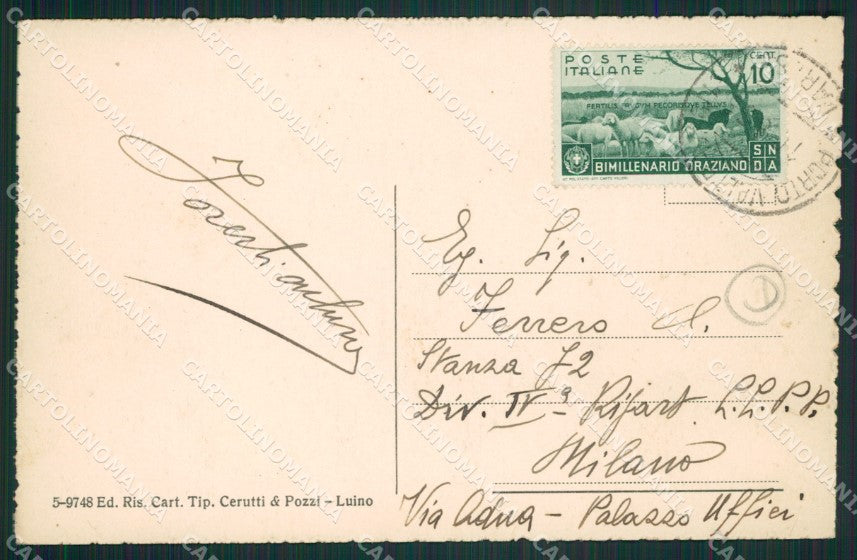 Varese Porto Valtravaglia cartolina QK9468 – retro