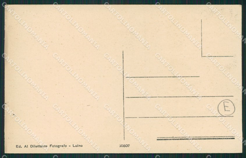 Varese Porto Valtravaglia Battello cartolina QK9486 – retro