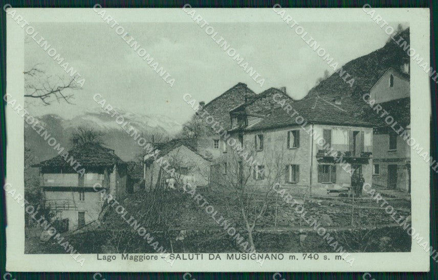 Varese Maccagno Musignano cartolina QK9492 – fronte