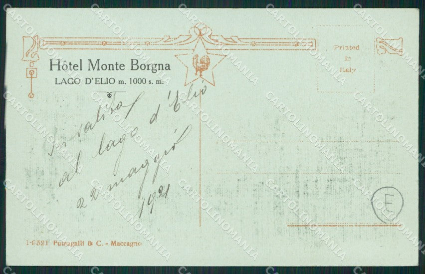 Varese Maccagno Musignano cartolina QK9492 – retro