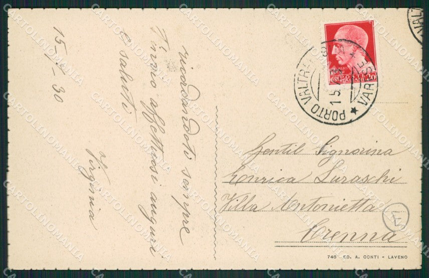 Varese Porto Valtravaglia cartolina QK9494 – retro
