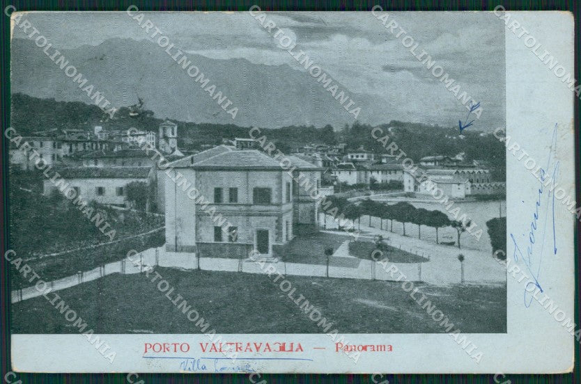 Varese Porto Valtravaglia Chiaro di Luna cartolina QK9499 – fronte