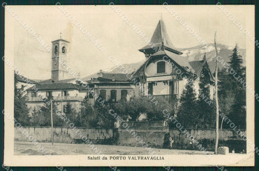 Varese Porto Valtravaglia PIEGHE cartolina QK9502 – fronte