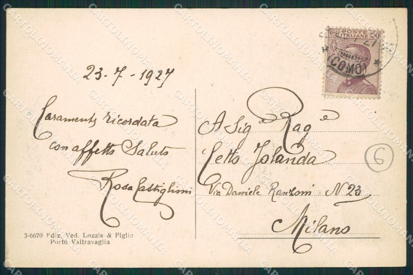 Varese Porto Valtravaglia cartolina QK9507 – retro