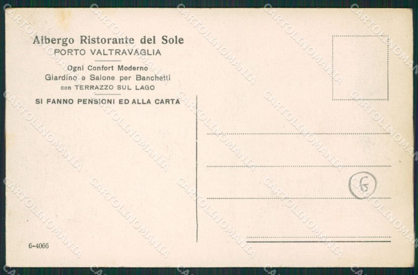 Varese Porto Valtravaglia cartolina QK9508 – retro