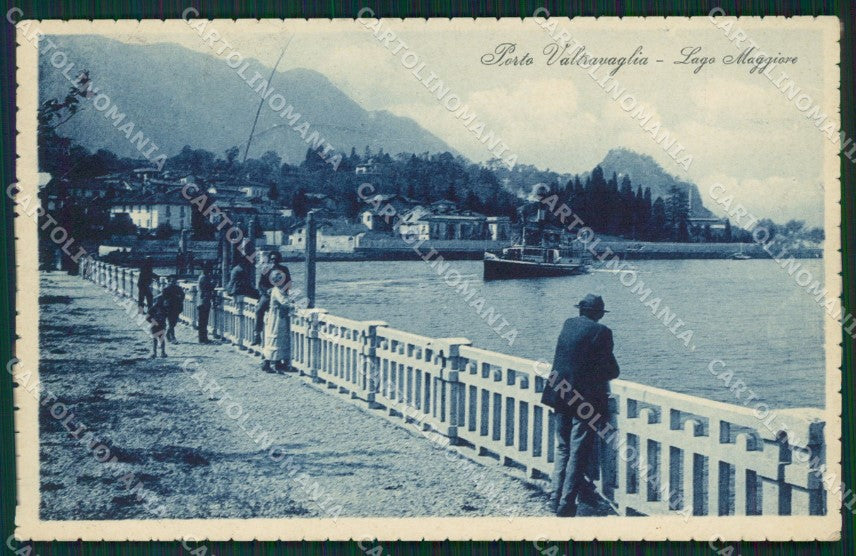 Varese Porto Valtravaglia Battello cartolina QK9510 – fronte