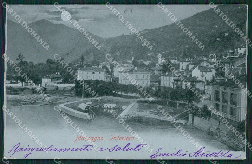Varese Maccagno Chiaro di Luna cartolina QK9525 – fronte