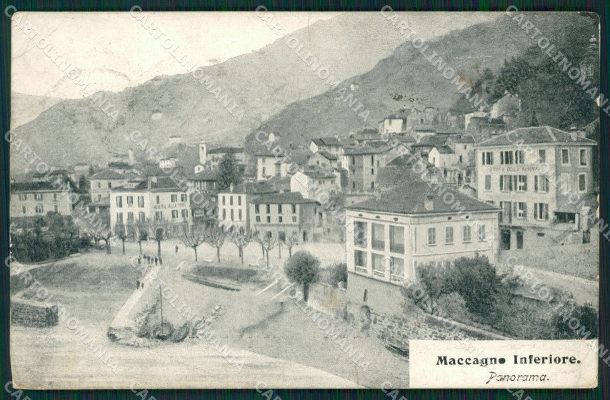 Varese Maccagno PIEGHINE cartolina QK9533 – fronte
