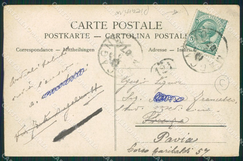 Varese Maccagno PIEGHINE cartolina QK9533 – retro