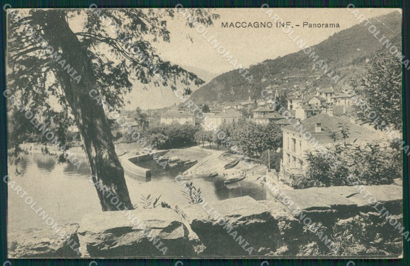 Varese Maccagno PIEGA cartolina QK9536 – fronte