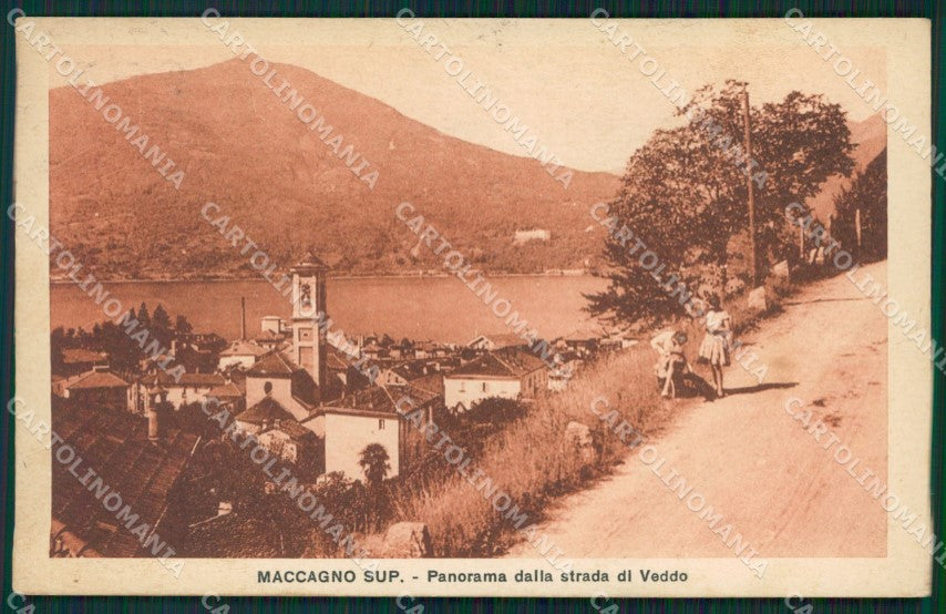 Varese Maccagno PIEGHINA cartolina QK9556 – fronte