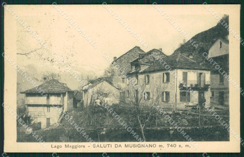 Varese Maccagno Musignano cartolina QK9566 – fronte
