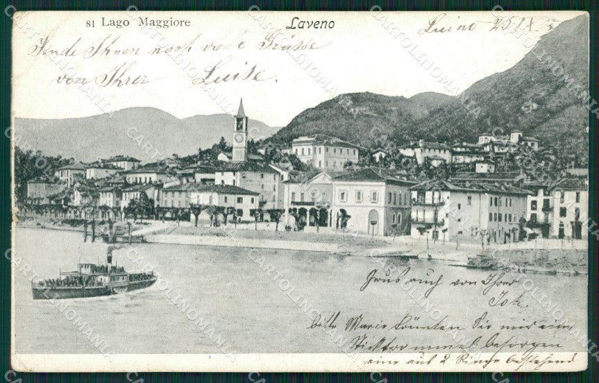 Varese Laveno cartolina QK9585 – fronte